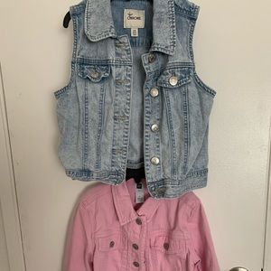 Bundles Jacket and vest like new GAP and CHROKEE